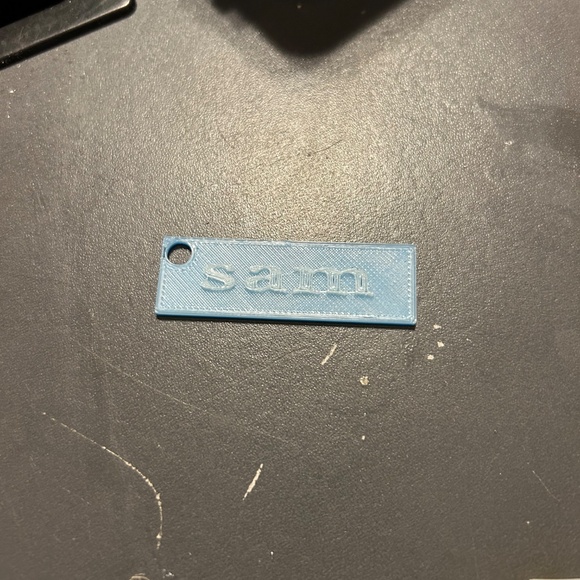 Personalized keychain nameplate - Picture 5 of 6